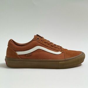 Vans Men's Skate Old Skool Shoe Brown/Gum 9.5M